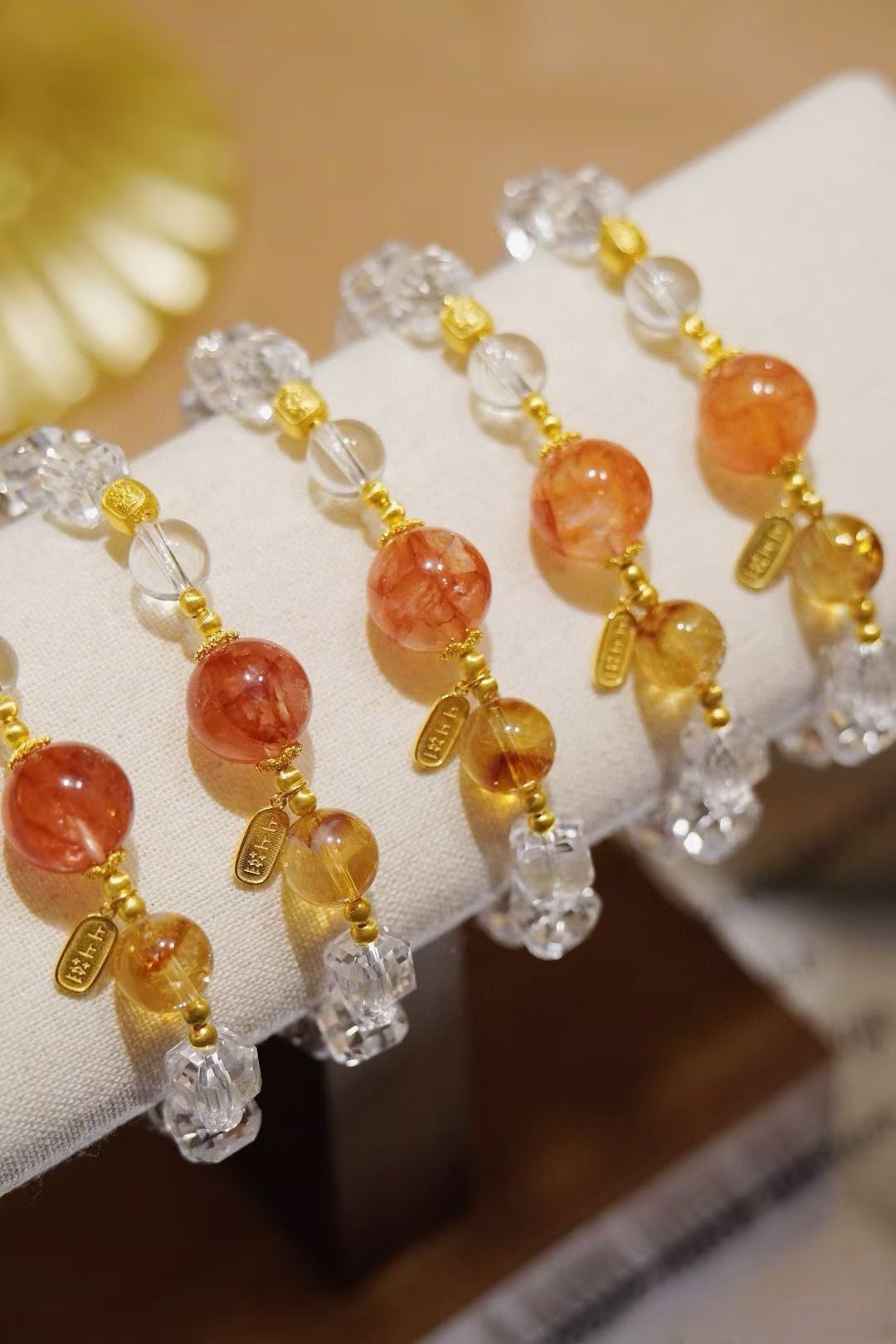 🌞Earth & Metal|Rock Candy Quartz Bracelet: Essence of gentleness✨