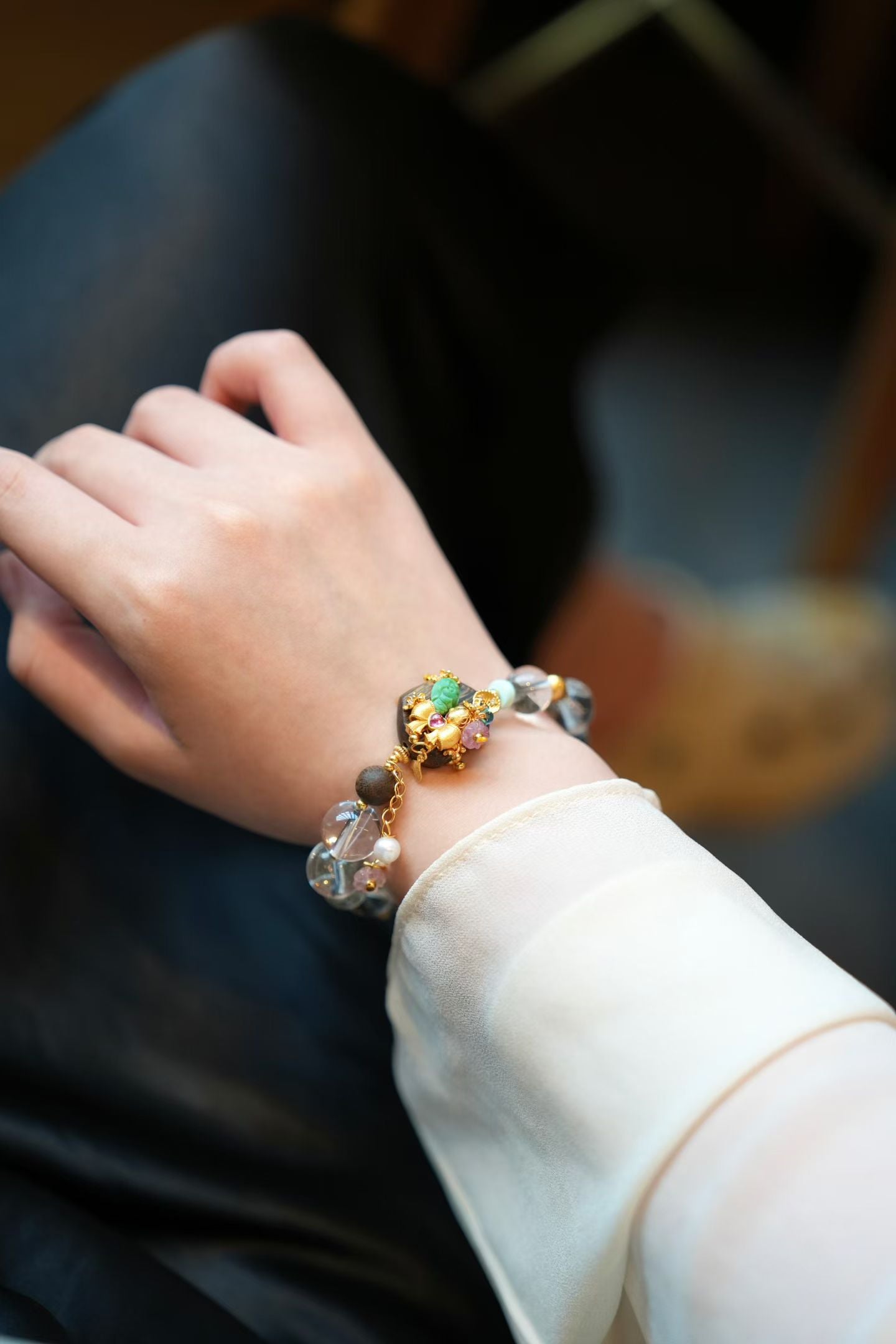 🧜🏽♀️Mermaid's Underwater World| White Crystal with Agarwood🪵