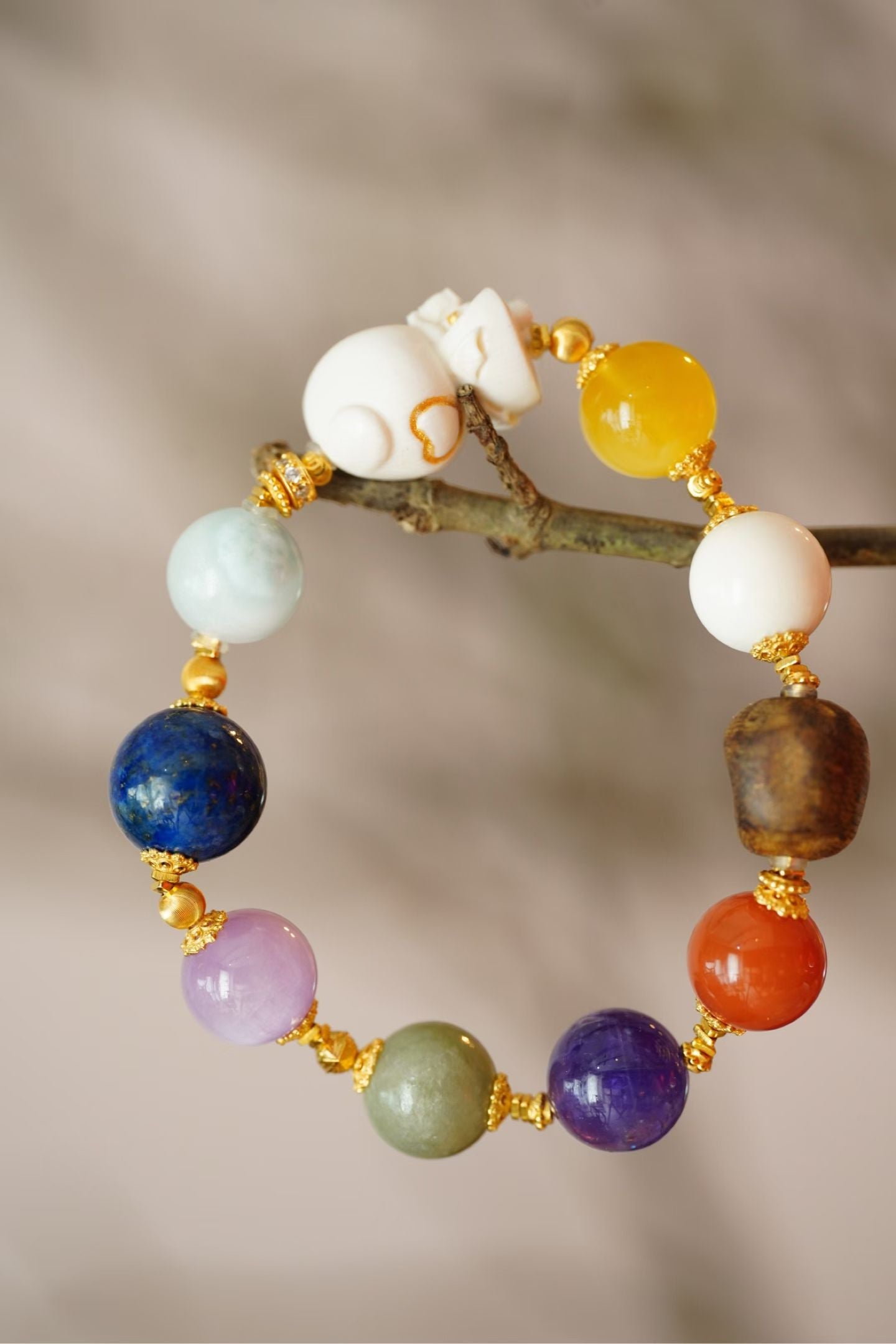 "Dull Buddy" Treasure Bracelet|Mammoth Ivory🔮