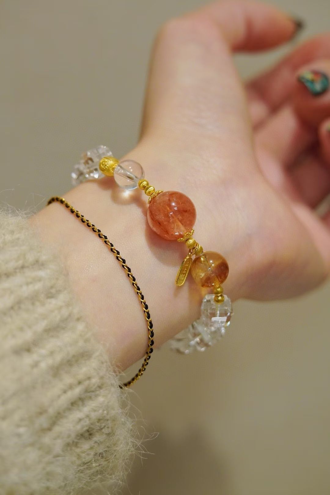 🌞Earth & Metal｜Rock Candy Quartz Bracelet: Essence of gentleness✨