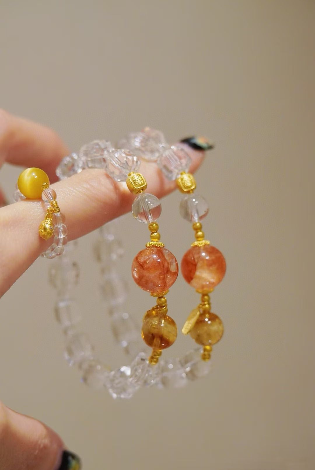 🌞Earth & Metal｜Rock Candy Quartz Bracelet: Essence of gentleness✨