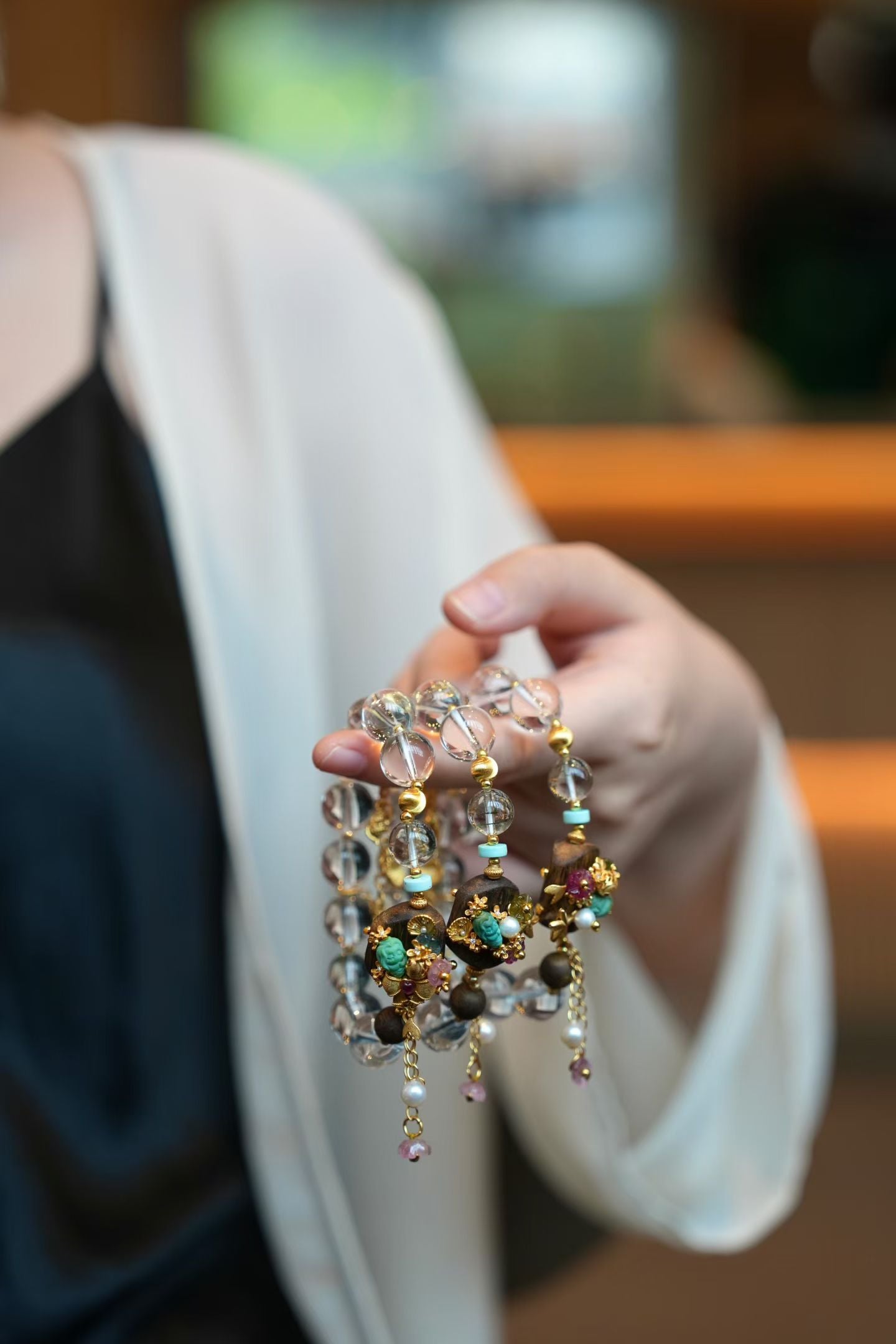 🧜🏽‍♀️Mermaid's Underwater World| White Crystal with Agarwood🪵