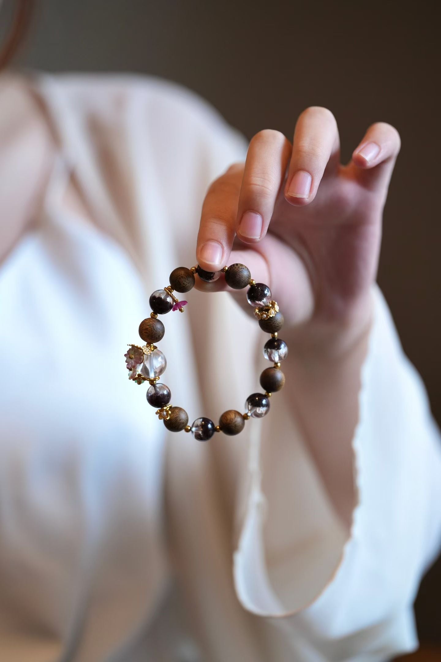 👑The Treasure Basin|Agarwood Crystal "Duobao" Bracelet💍