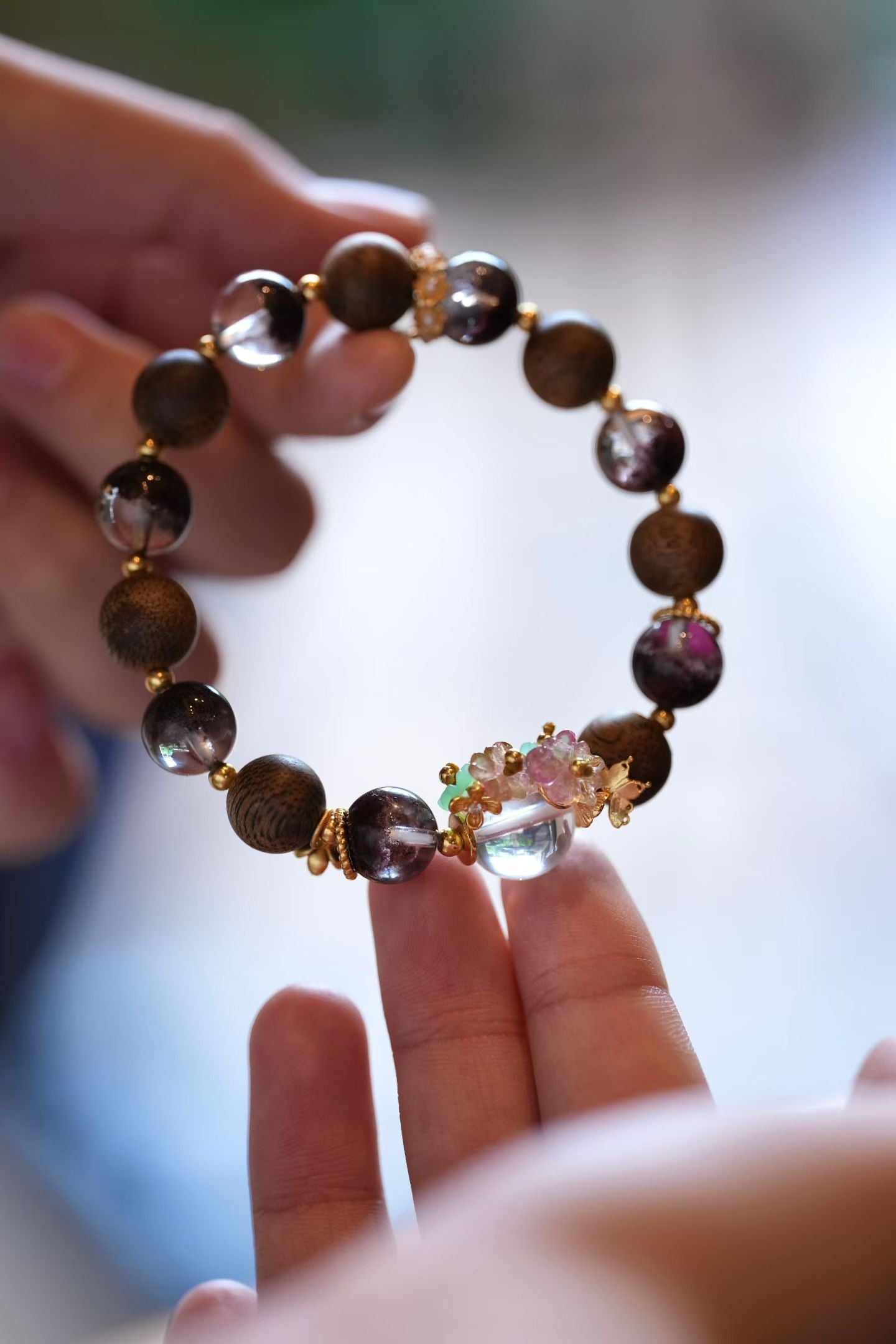 👑The Treasure Basin|Agarwood Crystal "Duobao" Bracelet💍