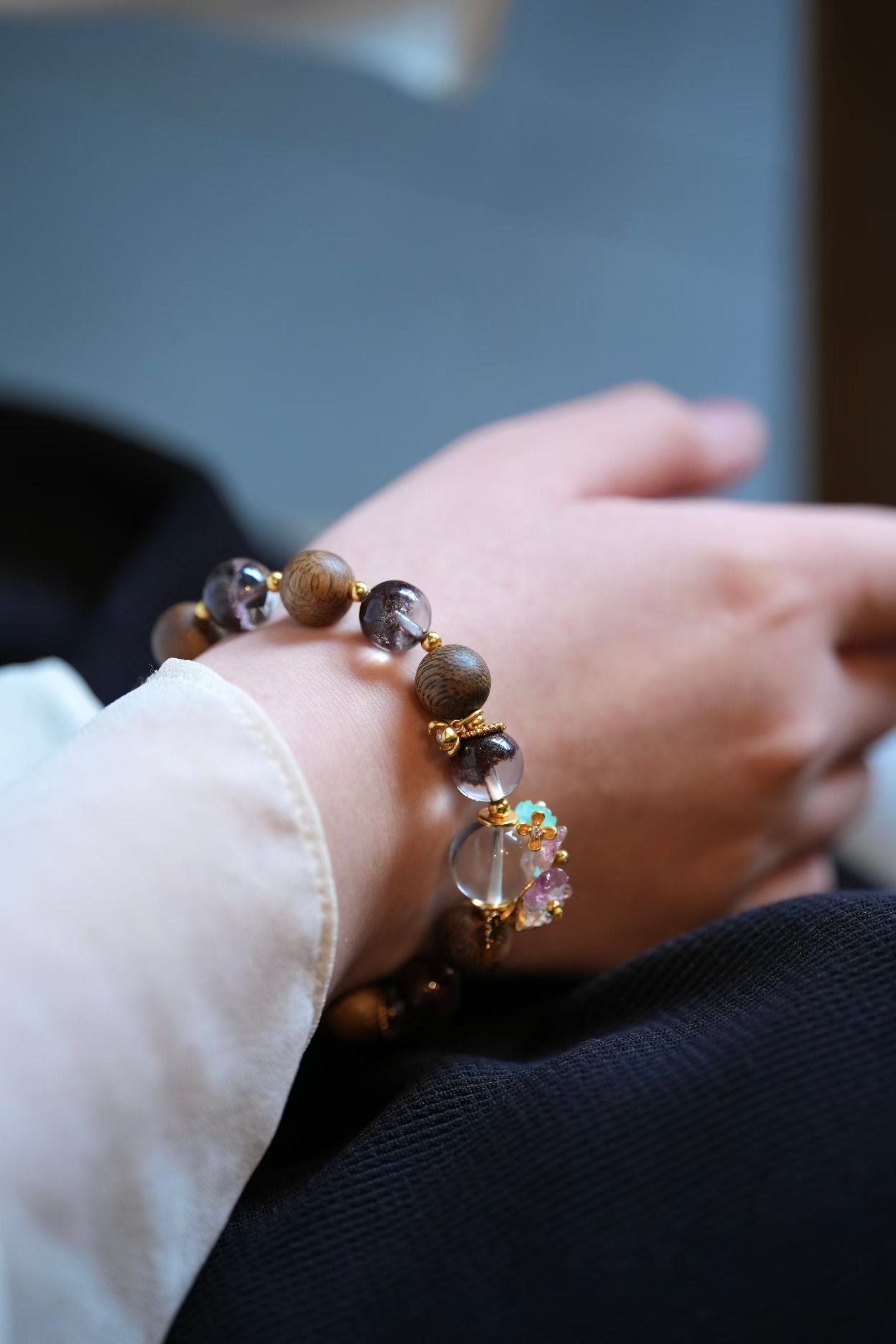 👑The Treasure Basin|Agarwood Crystal "Duobao" Bracelet💍