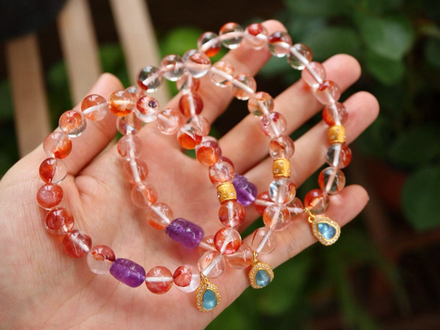 🌹 Fire Energy|Natural Red Aventurine Bracelet |Warm and Elegant