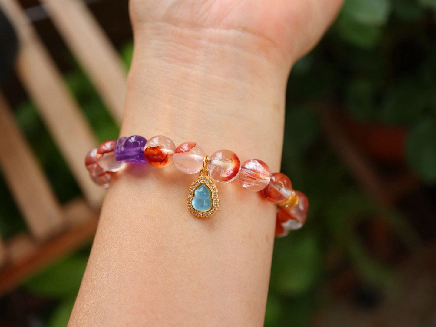 🌹 Fire Energy|Natural Red Aventurine Bracelet |Warm and Elegant