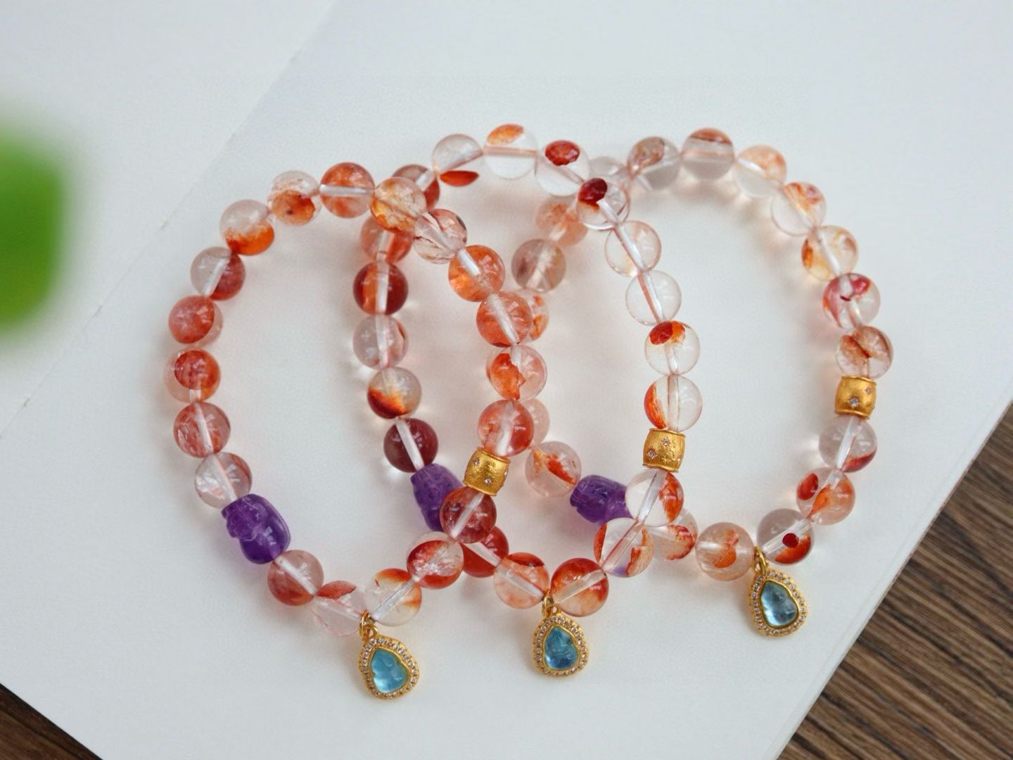 🌹 Fire Energy|Natural Red Aventurine Bracelet |Warm and Elegant