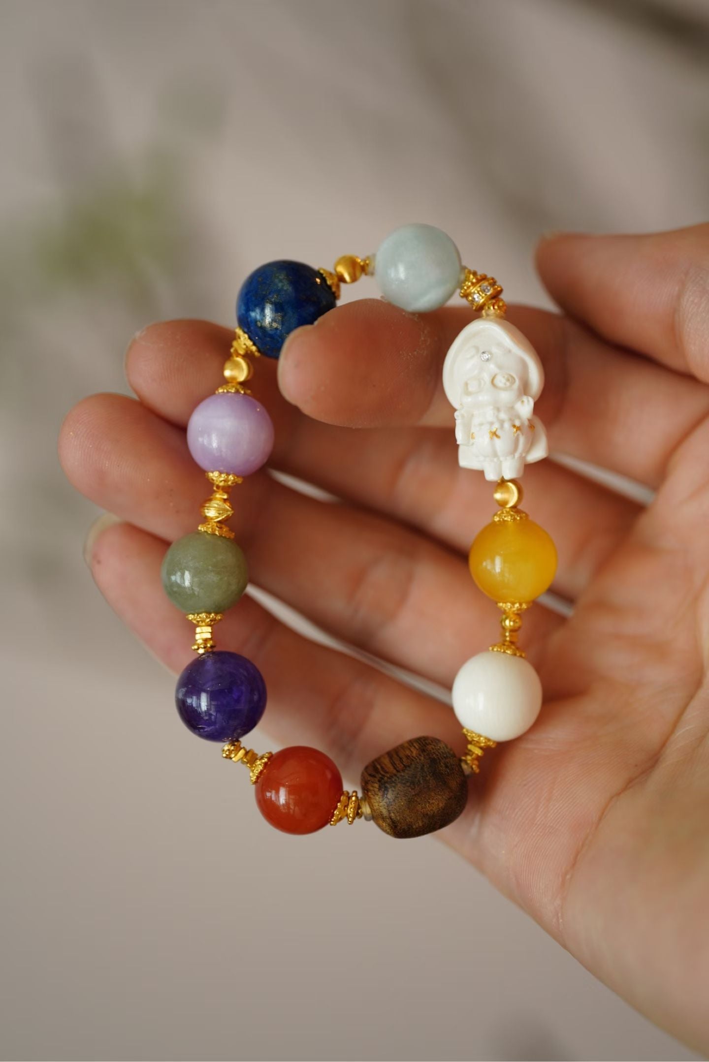 "Dull Buddy" Treasure Bracelet|Mammoth Ivory🔮