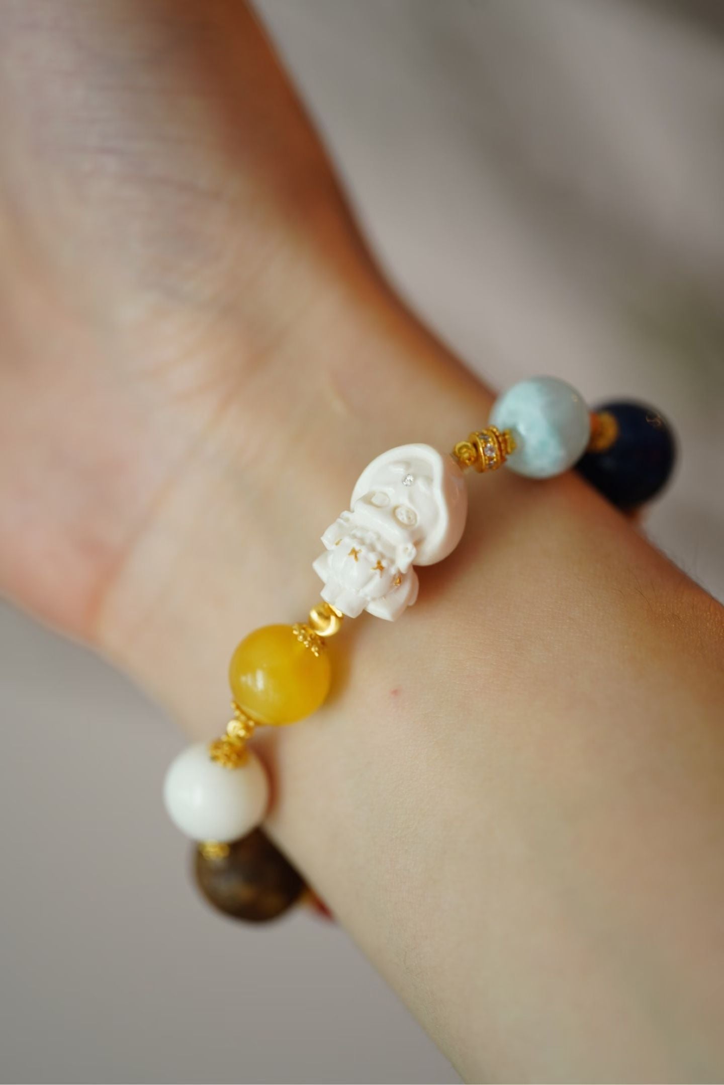 "Dull Buddy" Treasure Bracelet|Mammoth Ivory🔮